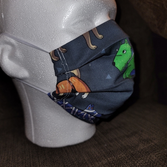 Halloween Puppies Face Mask - Picture 2 of 4